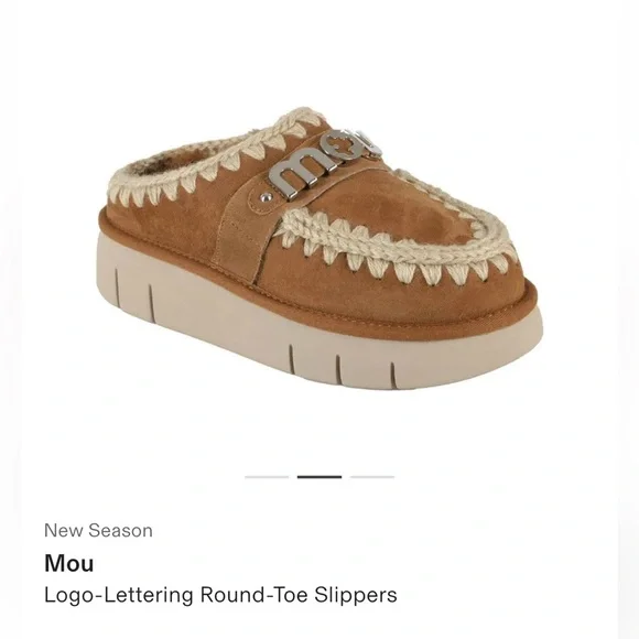 Mou Tan Suede Slip On Bounce Slide Shoes - Picture 2 of 7